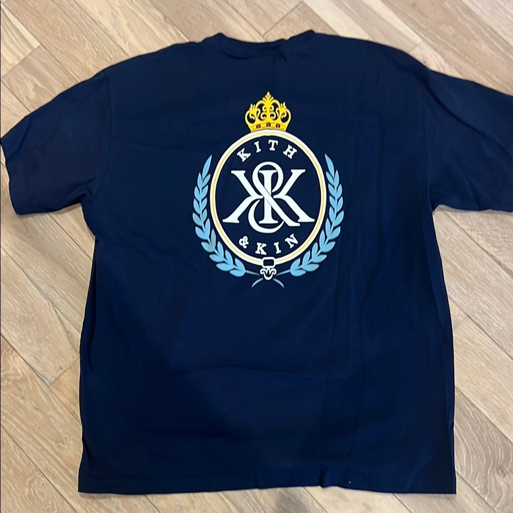 Kith Navy Blue Short Sleeve Tee
